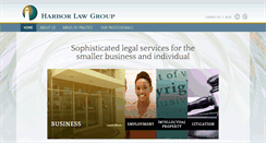 Desktop Screenshot of harborlaw.com