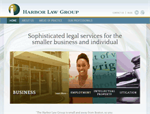 Tablet Screenshot of harborlaw.com